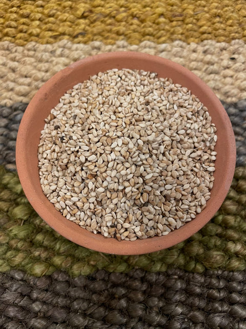 organic white  sesame