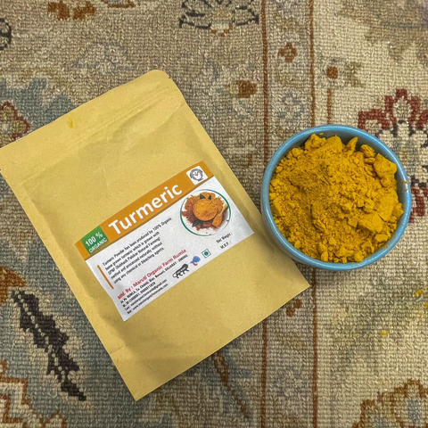 Lakadong Turmeric Powder | लकाडोंग हल्दी पाउडर